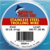 American Fishing Wire Stainless Steel Trolling Wire - G040-4/2