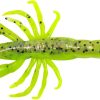 Berkley Gulp! GSSGSHR3 Ghost Shrimp Chartreuse Belly - GSSGSHR3 Chartreuse Belly