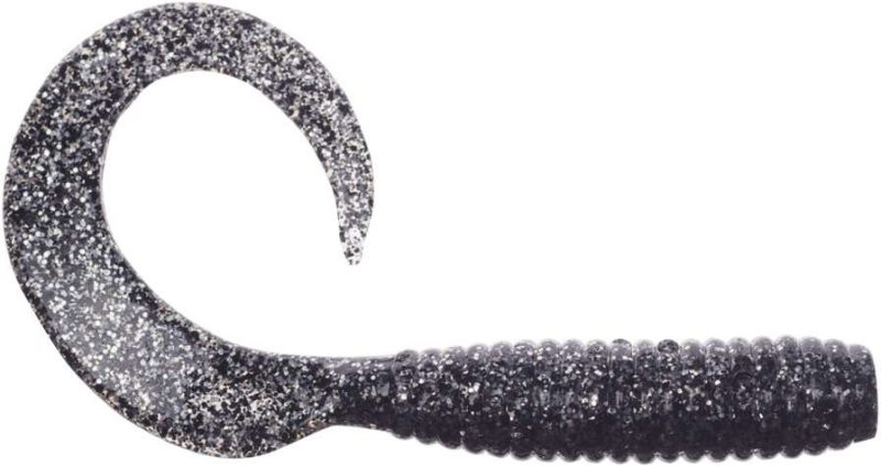 Berkley Gulp! Saltwater Grub - 8 in. - Black Bling