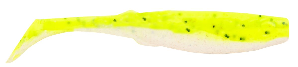 Berkley Gulp! Saltwater Paddleshad - 3in - Chartreuse Pepper Neon