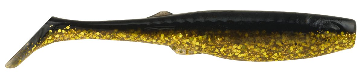 Berkley Gulp! Saltwater Paddleshad - 4in - Black/Gold