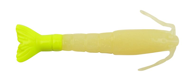 Berkley Gulp! Saltwater Shrimp - 3in - Glow/Chartreuse