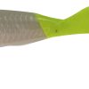 Berkley Gulp! Saltwater Swimming Mullet - 3in - Pearl White/Chartreuse