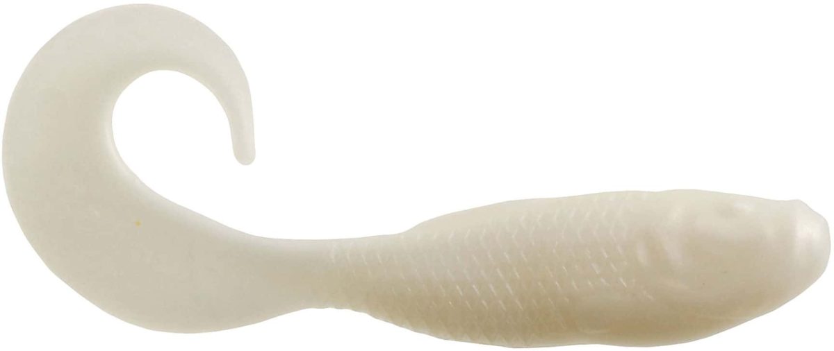 Berkley Gulp! Saltwater Swimming Mullet - 4in - Pearl White - GSSM4-PW