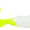 Berkley Gulp! Saltwater Swimming Mullet - 6in - Pearl White/Chartreuse