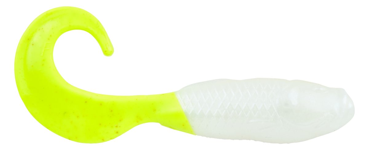 Berkley Gulp! Saltwater Swimming Mullet - 6in - Pearl White/Chartreuse