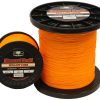 Diamond Braid Gen 3 Orange Hollow Core - 1500yds - 60lb