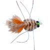 Enrico Puglisi EP Crab Saltwater Fly w/ Bead Chain Eye - #8 - 3-Tone