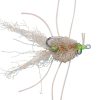 Enrico Puglisi Micro Crab Saltwater Fly w/ Bead Chain Eye - #8wg Sand