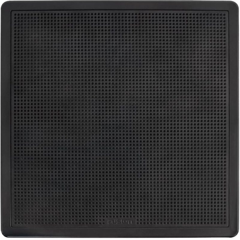 Fusion FM Series 10in 400W Flush Mount Subwoofer - Square Grill - Black