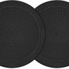 Fusion FM Series 6.5in 120W Flush Mount Round Speakers - Black Grill