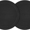 Fusion FM Series 7.7in 200W Flush Mount Round Speakers - Black Grill