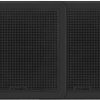 Fusion FM Series 7.7in 200W Flush Mount Square Speakers - Black Grill