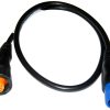 Garmin 8-Pin Transducer to 12-Pin Sounder Adapter Cable w/ XID