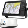 Garmin GPSMAP 1242xsv Keyed Networking Combo w/ GMR 18 HD+ Dome Radar