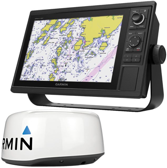 Garmin GPSMAP 1242xsv Keyed Networking Combo w/ GMR 18 HD+ Dome Radar