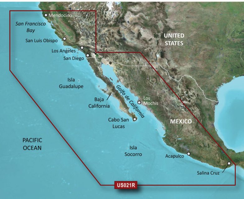 Garmin HXUS021R BlueChart g2 HD - California-Mexico