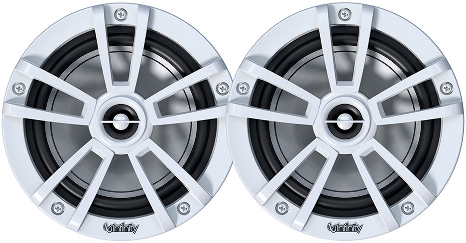 Infinity 2-Way Multi-Element Marine Speakers - 6.5" - White - 622MLW