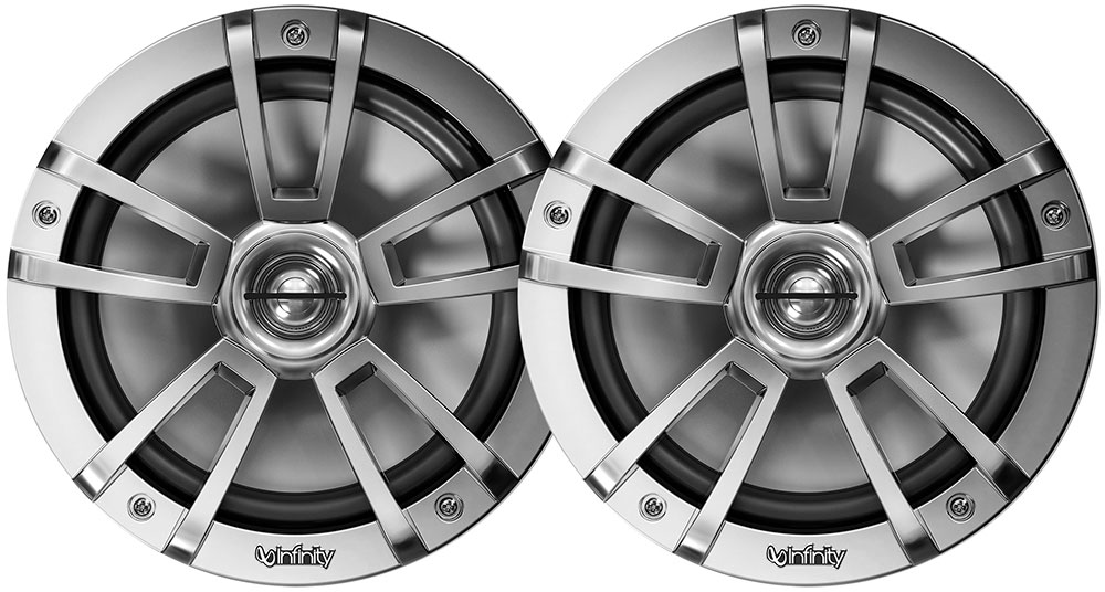 Infinity 2-Way Multi-Element Marine Speakers - 8" - Titanium - 822MLT