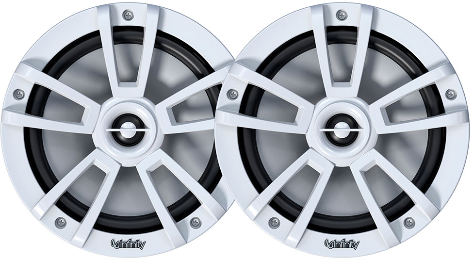 Infinity 2-Way Multi-Element Marine Speakers - 8" - White - 822MLW