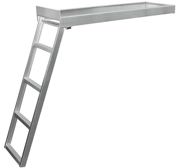 Jif Marine CSD1 Under-Deck Pontoon Ladder f/ Flat Front Decks