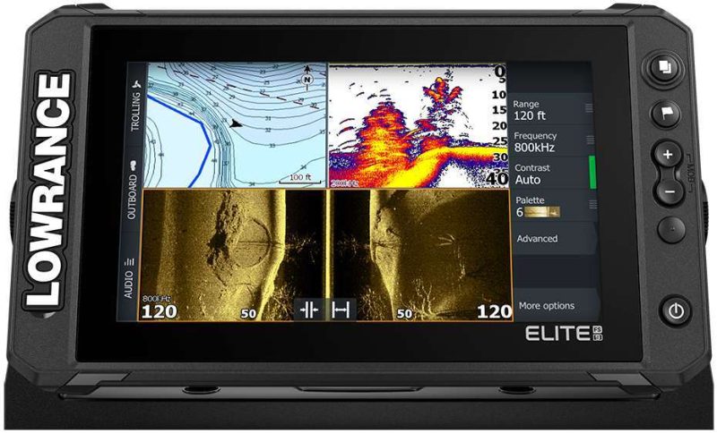 Lowrance Elite FS 9 w/ Active Imaging 3-in-1 Transom Mount Transducer
