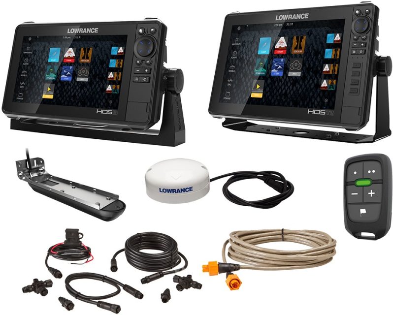 Lowrance HDS-9 LIVE / HDS-12 LIVE Boat in a Box Bundle