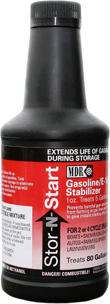 MDR Stor-N-Start Gasoline Stabilizer - 4 oz.