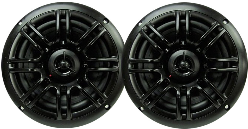 Milennia 2-Way Marine Speakers - 6.5" - 150W - Black