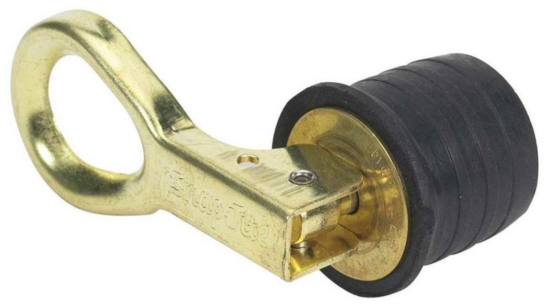 Moeller Marine 0 Brass Snap Tite Bailer Plug 1 1/4" - 29055