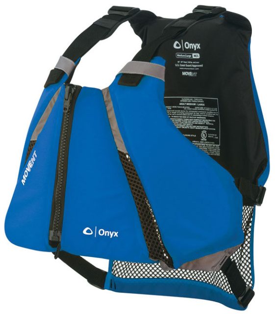 Onyx MoveVent Curve Paddle Sports Life Vest - Blue/Black - XS/S