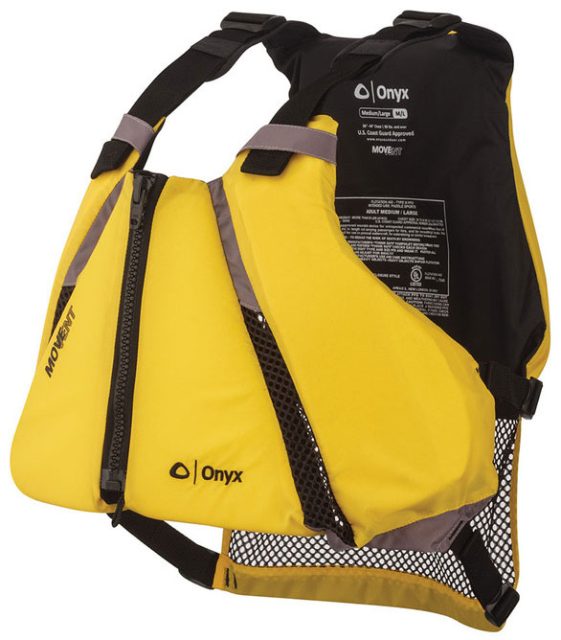 Onyx MoveVent Curve Paddle Sports Life Vest - Yellow/Black - M/L