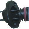 T-H Marine Drain Plug - Self Retaining - Black