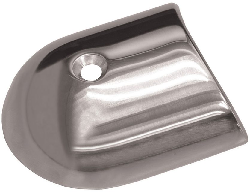 TACO Polished Stainless Steel 2-19/64in Rub Rail End Cap