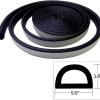 TACO Weather Seal - 10'L x 3/8"H x 5/8"W - Black