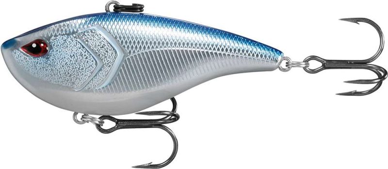 13 Fishing El Diablo Lipless Crankbait - 3in - Chrome Blue Back