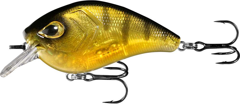 13 Fishing Flatty Daddy Flat Sided Crankbait - Clear Perch