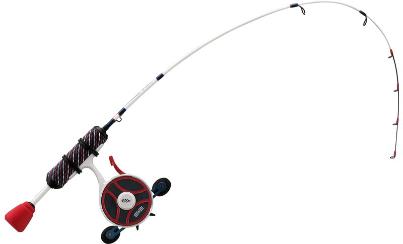 13 Fishing FreeFall Ghost Patriot Edition Ice Combo - USAFF-RH-27L