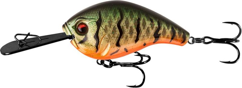 13 Fishing Jabber Jaw Deep Hybrid Squarebill Crankbait - Green Craw