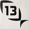 13 Fishing Logo Decal - Black - Medium - 9 in. x 9 in.