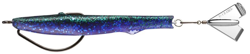 13 Fishing Motor Boat Swimbait - 4in - Blueberry Yum Yum