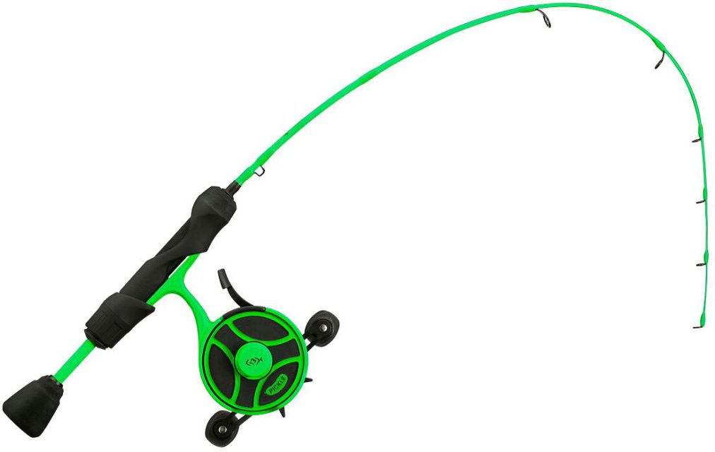 13 Fishing Radioactive Pickle Ice Combo - 25in - L/H - RP2-25UL-LH