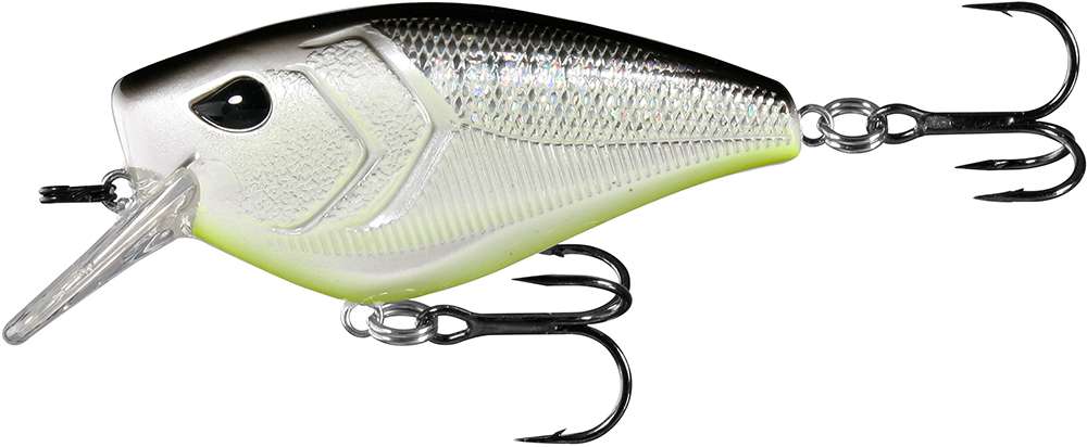 13 Fishing Warthog Squarebill Crankbait - 2-3/4in - Neon Disco Shad