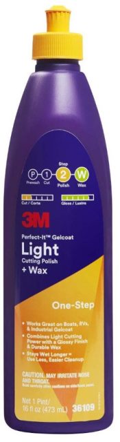 3M Perfect-It Gelcoat Light Cutting Polish + Wax