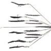 9er's 365 7" 6 Arm N.E. Eel Rig Lure 3652BLK Black