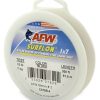 AFW 15lb Surflon Nylon Coated 1x7 SS Leader Wire Black 300ft - C015B-4