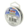 AFW 15lb Surflon Nylon Coated 1x7 SS Leader Wire Black 30ft - C015B-0