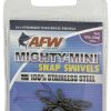 AFW 70Lb. 5pk Stainless Steel Snap Swivels Black - FTSS070B-A