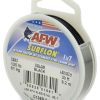 AFW C0135B-0 135lb Surflon Nylon Coated 1x7 SS Leader Wire Black 30ft