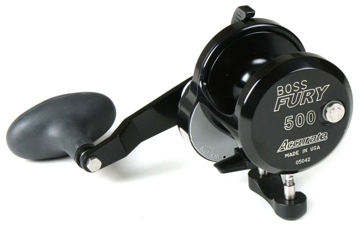 Accurate Fury Single Speed Reel - Black - FX-500X-B